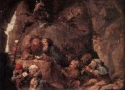 TENIERS, David the Younger Temptation of St Anthony oil painting artist